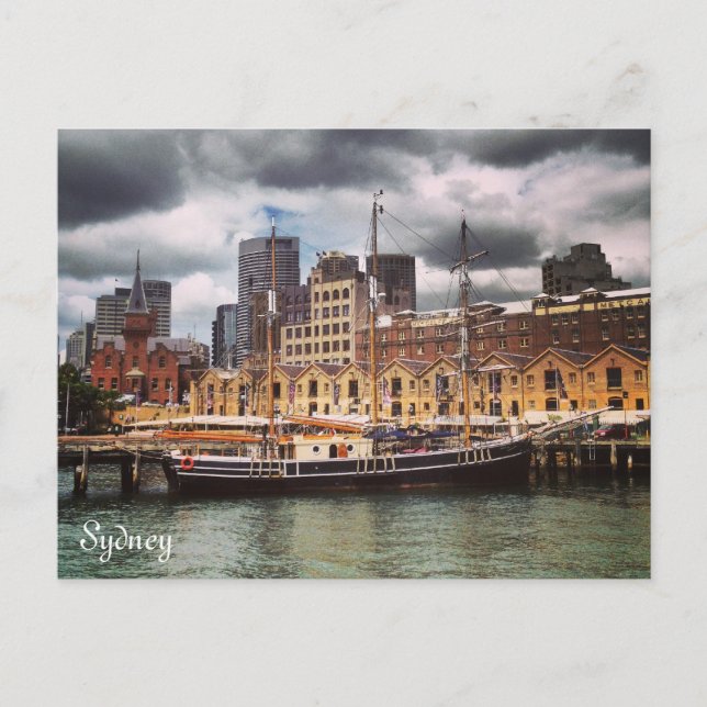 Postal Las rocas - frente al mar (Anverso)