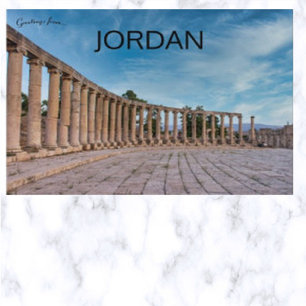 Postal Las Ruinas de Jerash Jordania
