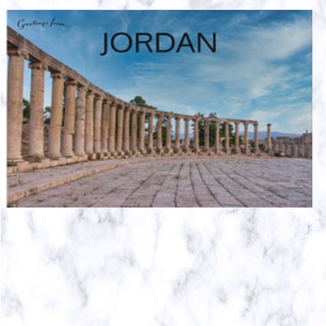 Postal Las Ruinas de Jerash Jordania (Subido por el creador)