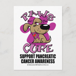 Postal Las rutas pancreáticas del cáncer para la cura