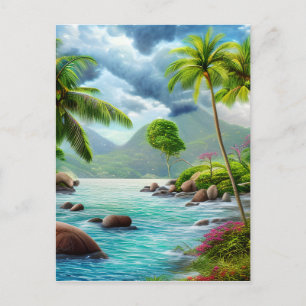 Postal Las Seychelles son un grupo de islas situadas en