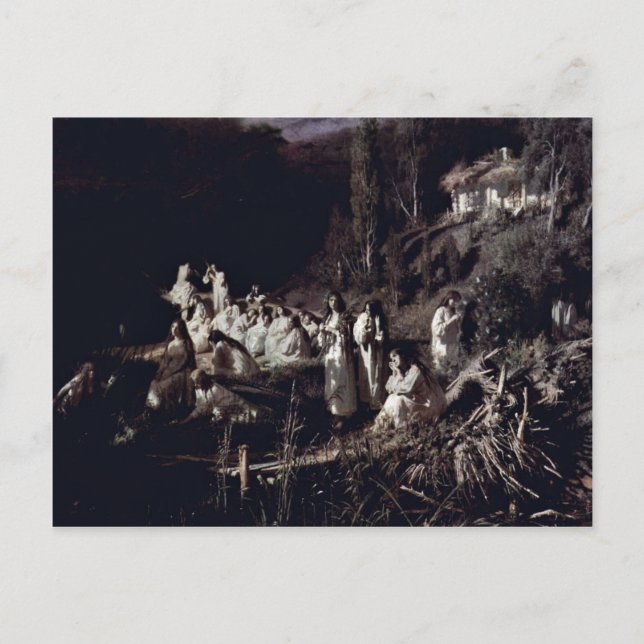 Postal Las Sirenas De Iván Nikolaevich Kramskoi (El Mejor (Anverso)