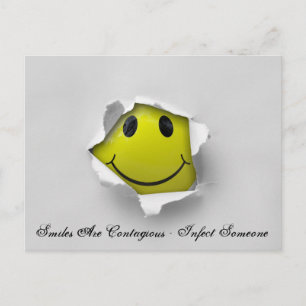Postal Las sonrisas son contagiosas