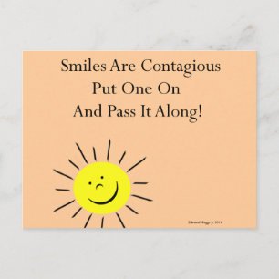 Postal ¡Las Sonrisas Son Contáigicas!