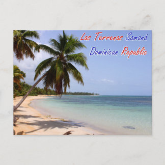 Postal Las Terrenas Beach Samana República Dominicana