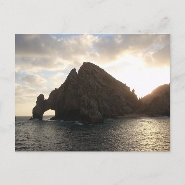 Postal Las tierras terminan en Cabo San Lucas (Anverso)