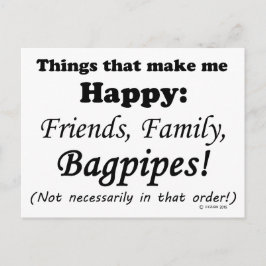 Postal Las tonterías me hacen feliz