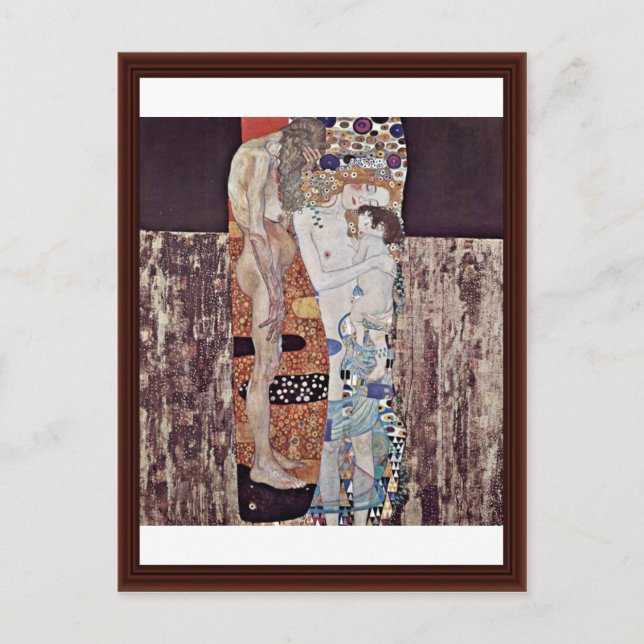 Postal Las Tres Edades De La Mujer De Klimt Gustav (Anverso)