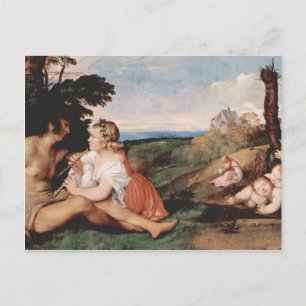 Postal Las tres edades del hombre