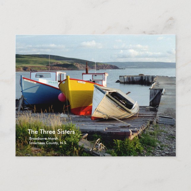 Postal Las tres hermanas (Anverso)