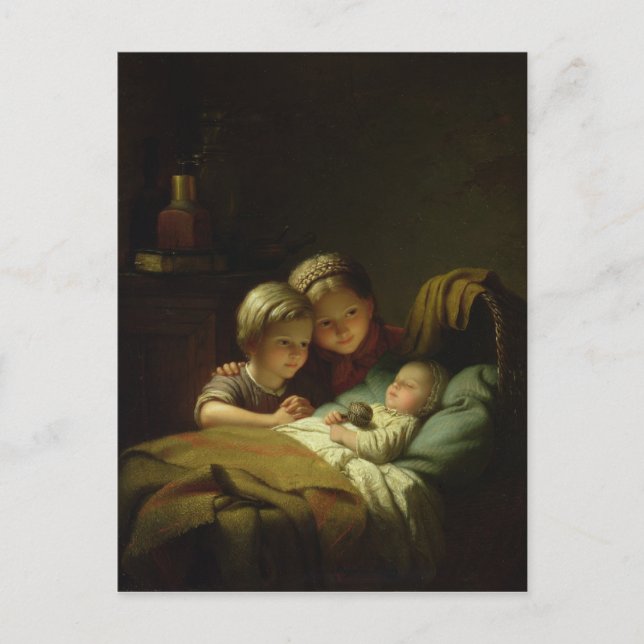 Postal Las tres hermanas (Anverso)