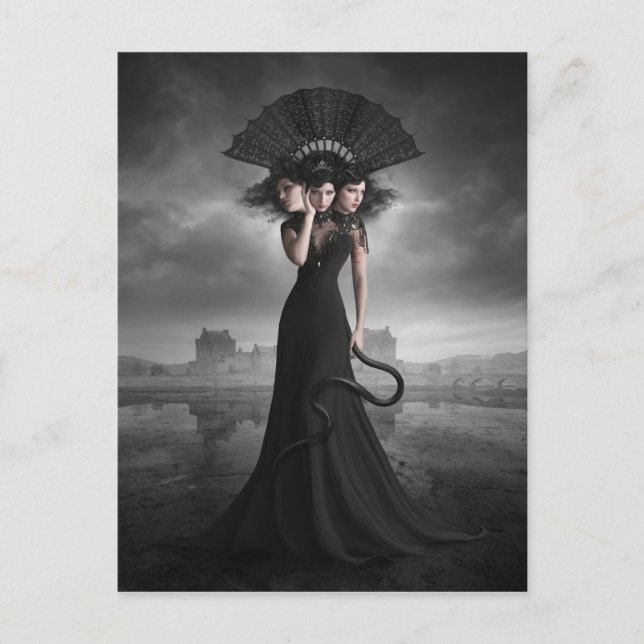 Postal Las tres hermanas (Anverso)