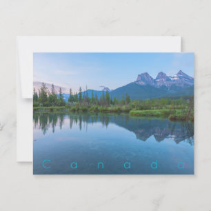 Postal Las tres hermanas al amanecer