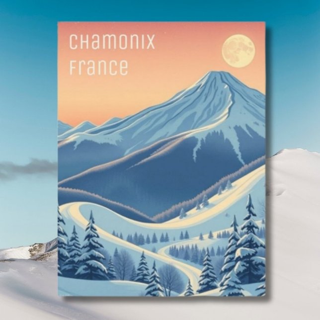 Postal Las vacaciones de esquí de Chamonix Francia son mo (Subido por el creador)