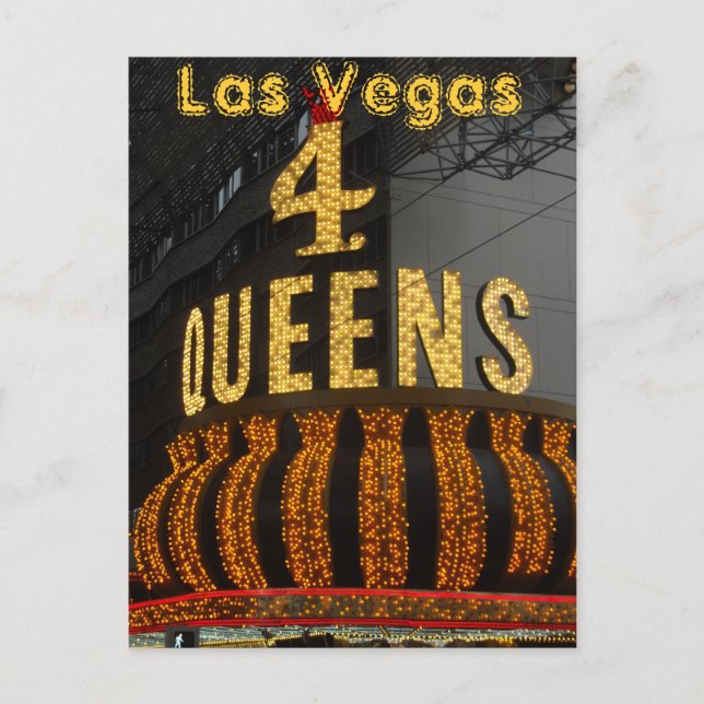 Postal Las Vegas 4 Queens (Anverso)