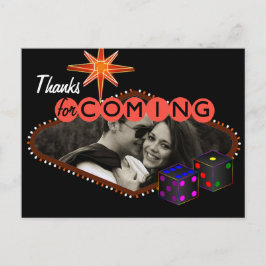 Postal Las Vegas Boda Gracias