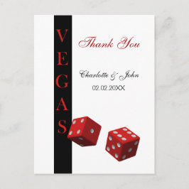 Postal Las Vegas Boda Gracias a las cartas