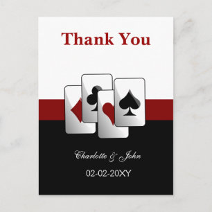 Postal Las Vegas Boda Gracias a las cartas