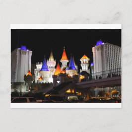 Postal Las Vegas Castle Hotel Gaming Vegas City Colorous