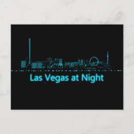 Postal Las Vegas de noche