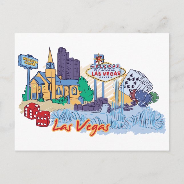 Postal Las Vegas, Nevada (Anverso)