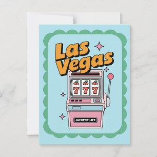 Postal Las Vegas Nevada EE. UU. Máquina Tragaperras Jackp
