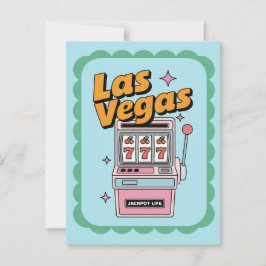 Postal Las Vegas Nevada USA Slot Machine Jackpot