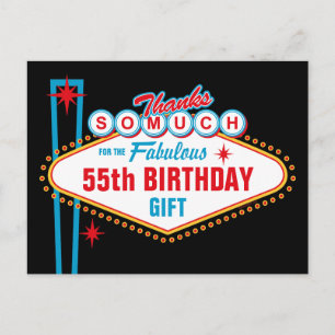 Postal Las Vegas Personalizado Gracias