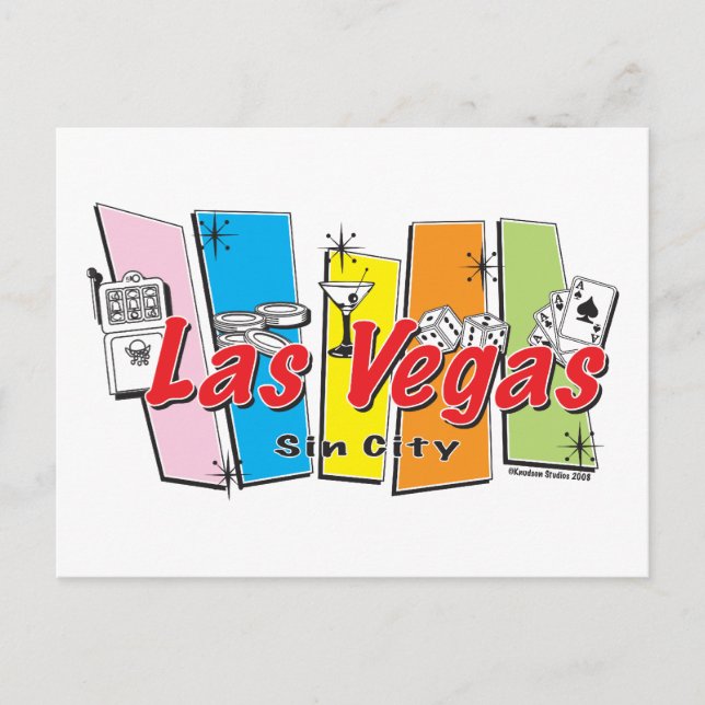 Postal Las Vegas sin City (Anverso)