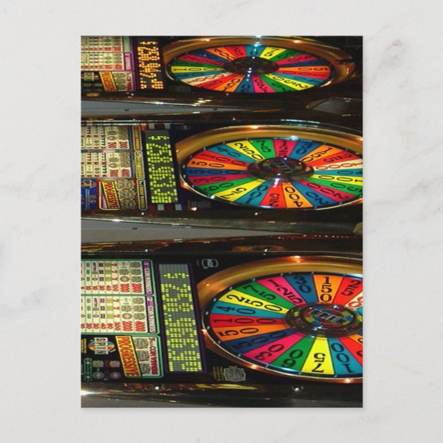 Postal Las Vegas Slot Machines (Anverso)