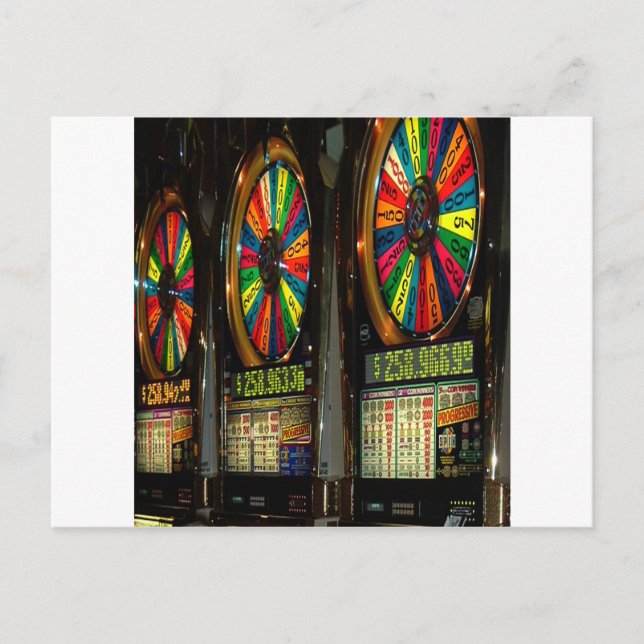 Postal Las VEGAS-SLOTS (Anverso)