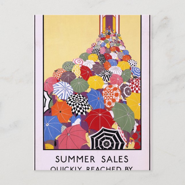 Postal Las ventas veraniegas llegan rápidamente a Undergr (Anverso)