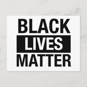 Postal Las vidas negras importan