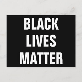 Postal Las vidas negras importan
