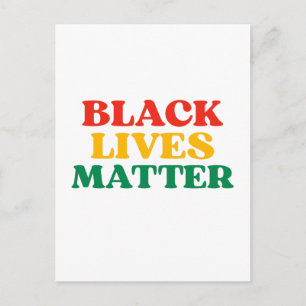 Postal Las vidas negras importan