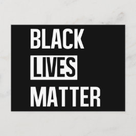 Postal Las vidas negras importan