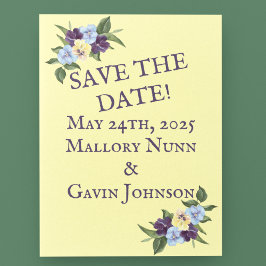 Postal Las violetas de la Reina Victoria se salvan la fec