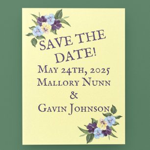 Postal Las violetas de la Reina Victoria se salvan la fec