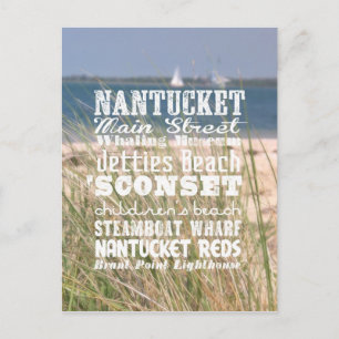 Postal Las vistas de Nantucket, Massachusetts - Postcard