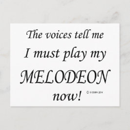 Postal Las voces de Melodeón dicen que deben tocar