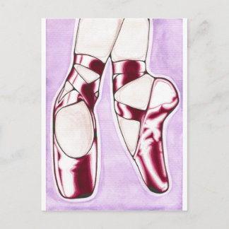 Postal Las zapatillas de ballet Red Shoes