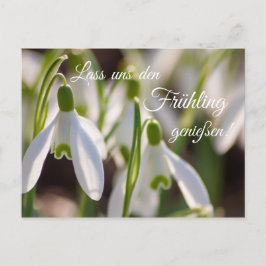 Postal ¡Lass uns den Frühling genießen!