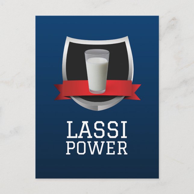 Postal Lassi - Bebida India de Yogur (Anverso)