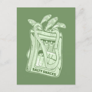 Postal Lata de sardinas snack salado