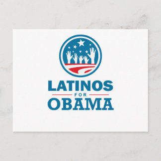 Postal Latinos por Obama
