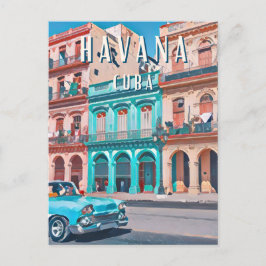 Postal l'atmosphère vibrante de La Havane