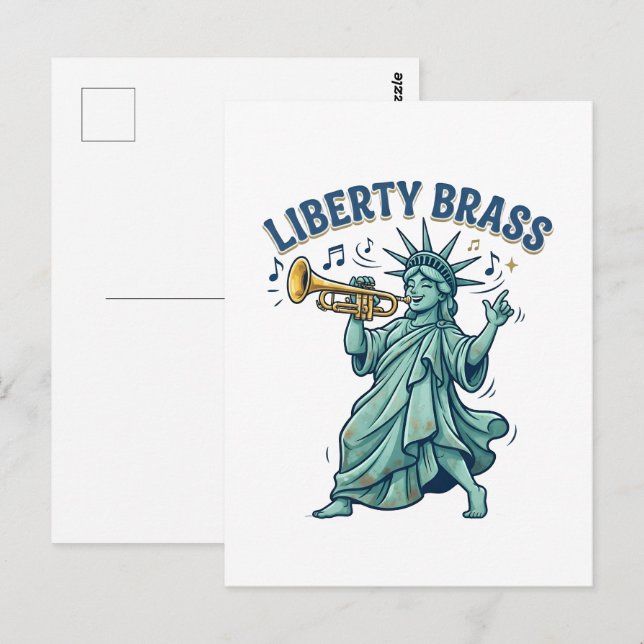 Postal Latón de la Libertad (Anverso / Reverso)