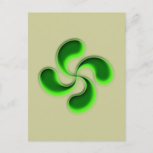 Postal lauburu baskisches cruz de basque Kreuz