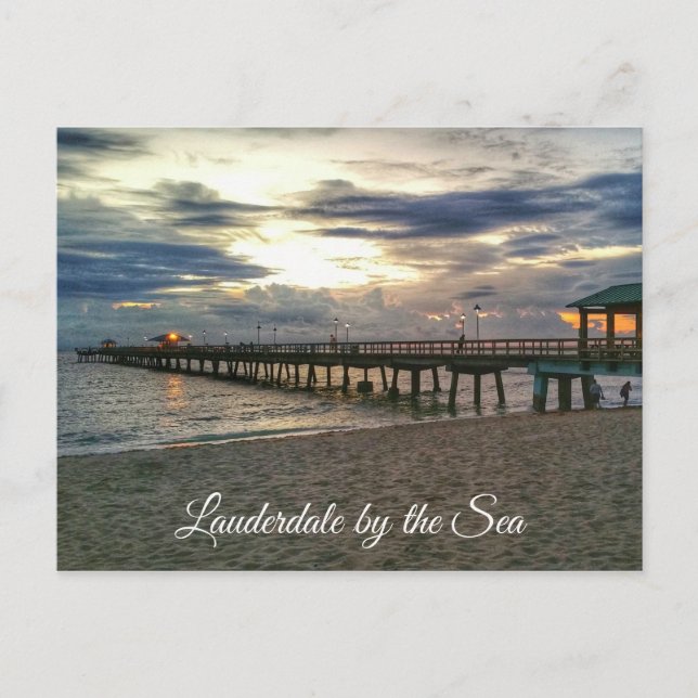 Postal Lauderdale by the Sea, Florida - Anglins (Anverso)