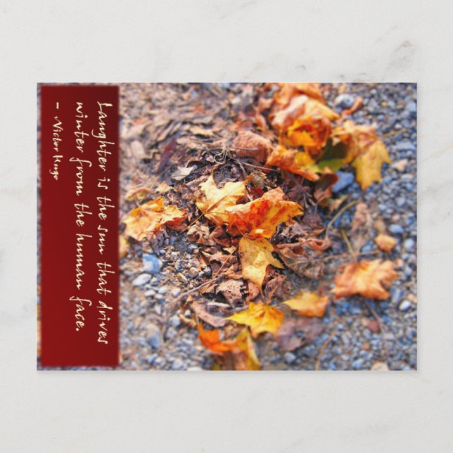 Postal Laugher es el sol... (Anverso)